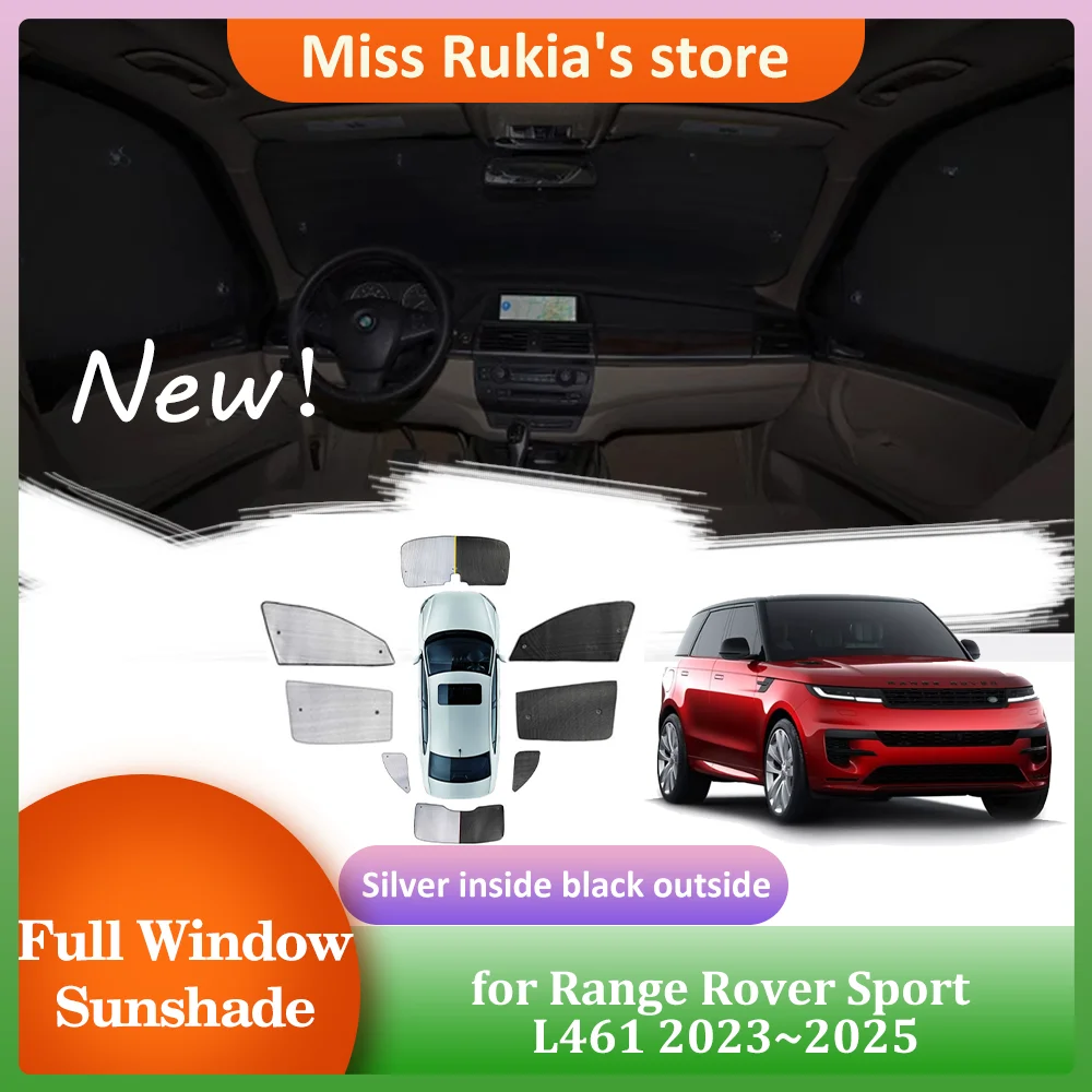 

Car Sunshades for Range Rover Sport L461 2023~2025 2024 Roof Windows Sun Visor Windshield Pad Curtain Sunroof Cover Accessories