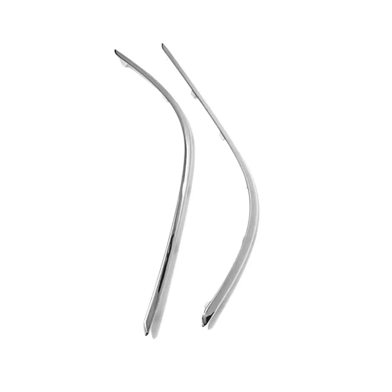 for 2012-2014 Mercedes-Benz C250 C300 C350 (W204) Front Bumper Chrome Trim Strip 2048853721 2048853821 New
