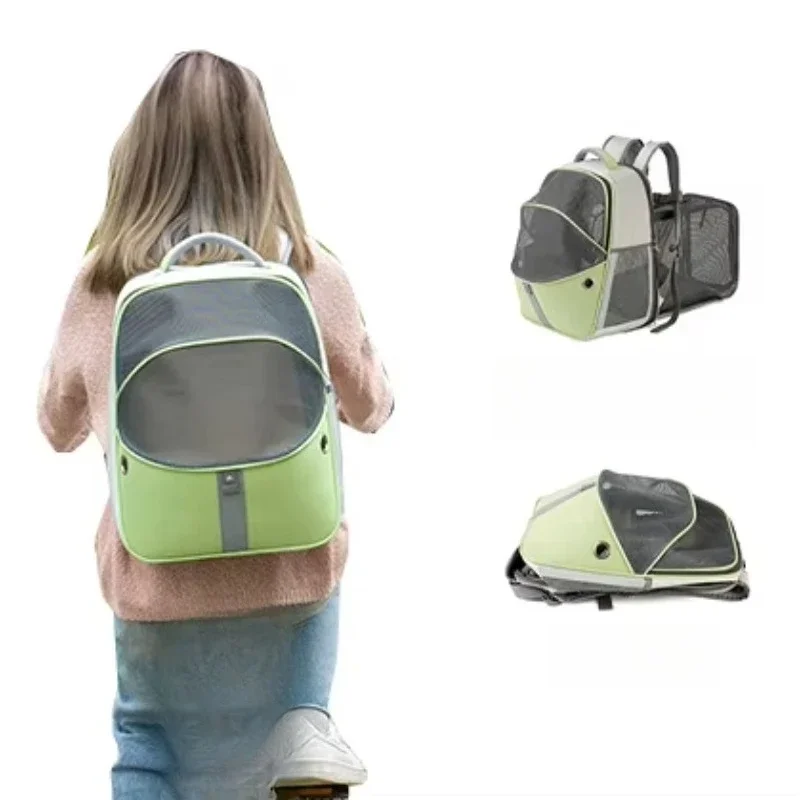 High quality portable dog travel bag large space backpack outdoor space capsule