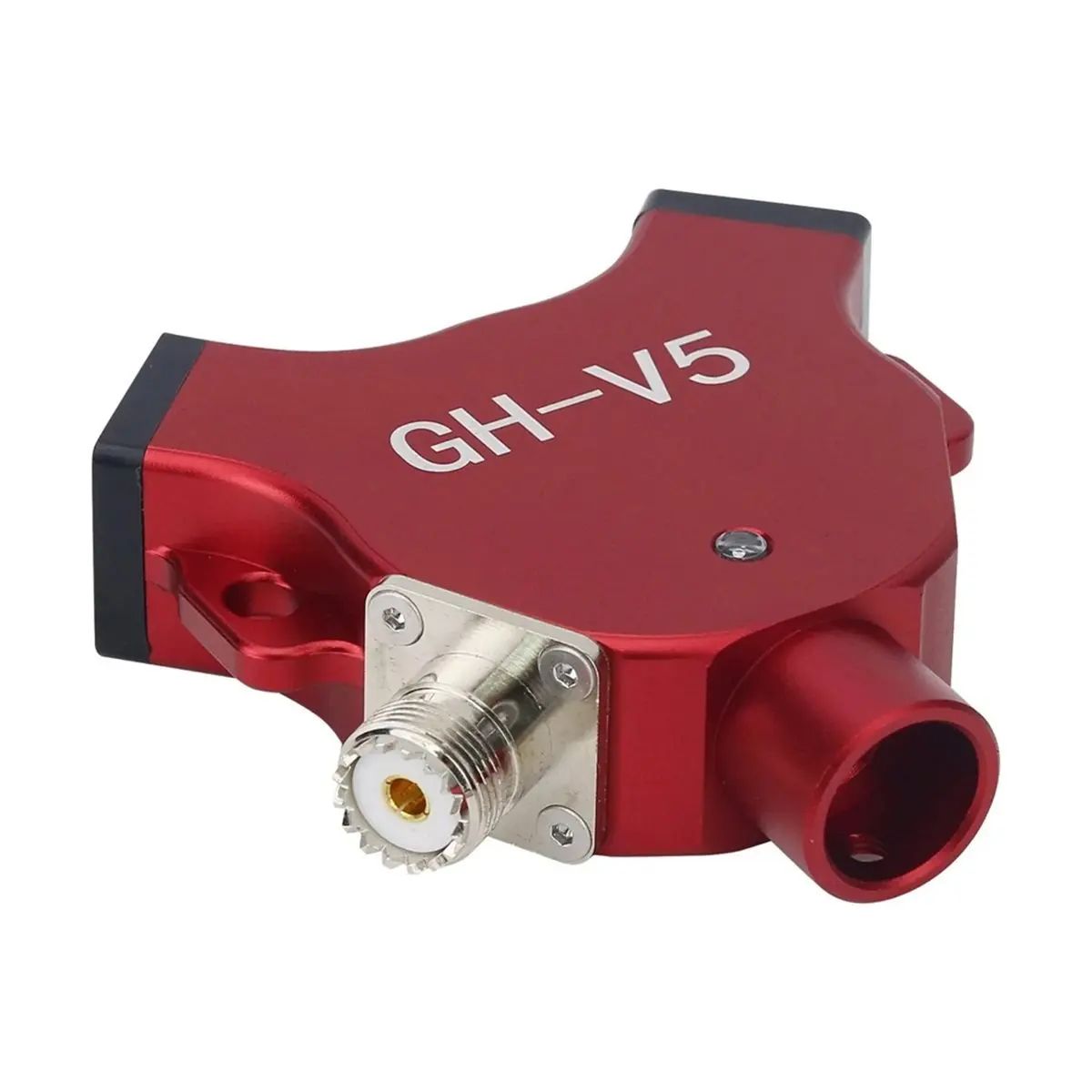 AA80 GH-V5 V Shaped Antenna 7MHz-430MHz 400W IP68 Waterproof Balun Dipole Shortwave Antenna Red