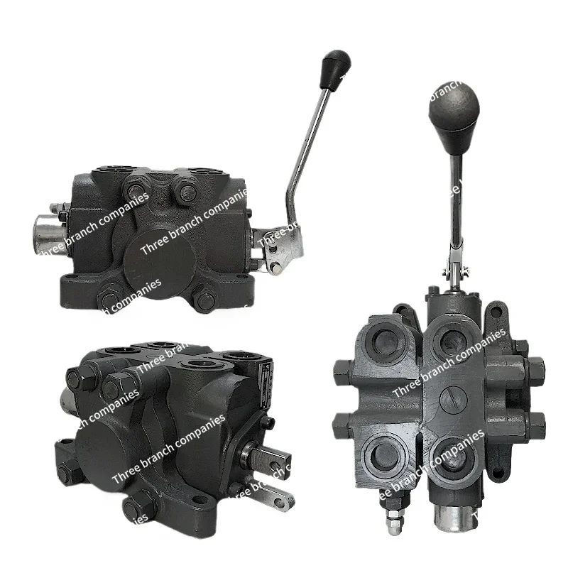 Manual Multi-way Directional Valve Two-way Distributor DL15 20 63/100 Liters Hydraulic Motor Cylinder Control Valve Stem