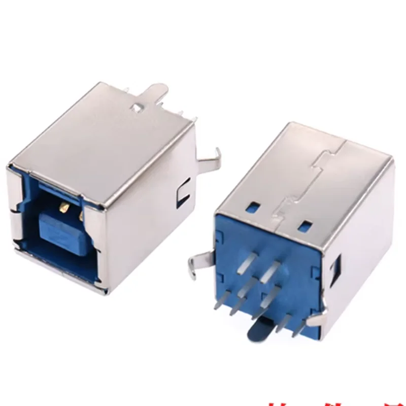 5pcs USB 3.0 Type A Male to Female 90 Degree SMD High Speed Interface Connector Socket Type B Connector