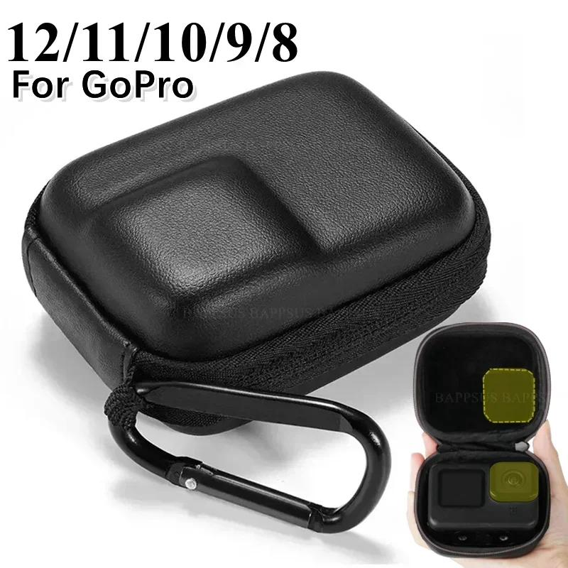 Shell For GoPro Hero 12 11 10 9 WaterProof EVA Mini Shell Bag Shockproof Camera Protective Case Storage Box For Go Pro Accessory