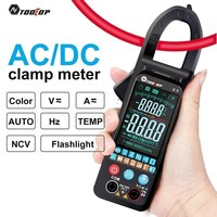 TOOLTOP X5 400A AC DC Clamp Meter 6000 Counts True RMS Multimeter NCV Current Voltage Hz Diode Temp Buzzer Test Auto Ammeter