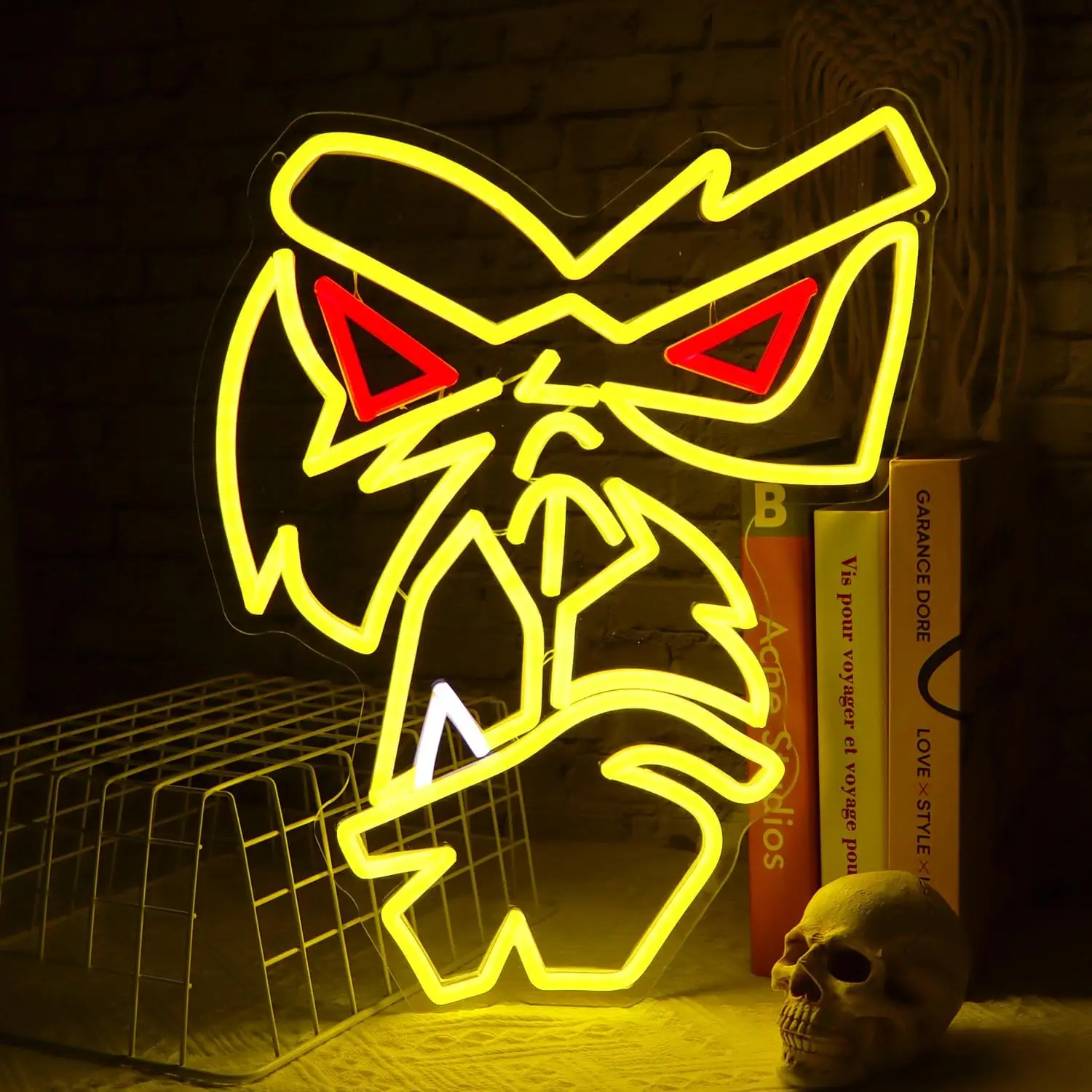 

Неоновая LED-вывеска Monster Gorilla с USB-питанием и регулировкой яркости для игровой комнаты, зоопарка, бара, гостиной, подарок на день рождения, декор для стен