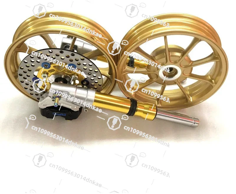 AF18/28/34/35/36 Wheel Rim Brake Disc Front Shock Absorber Center Axle Brake Pump Meter Tooth Link Code
