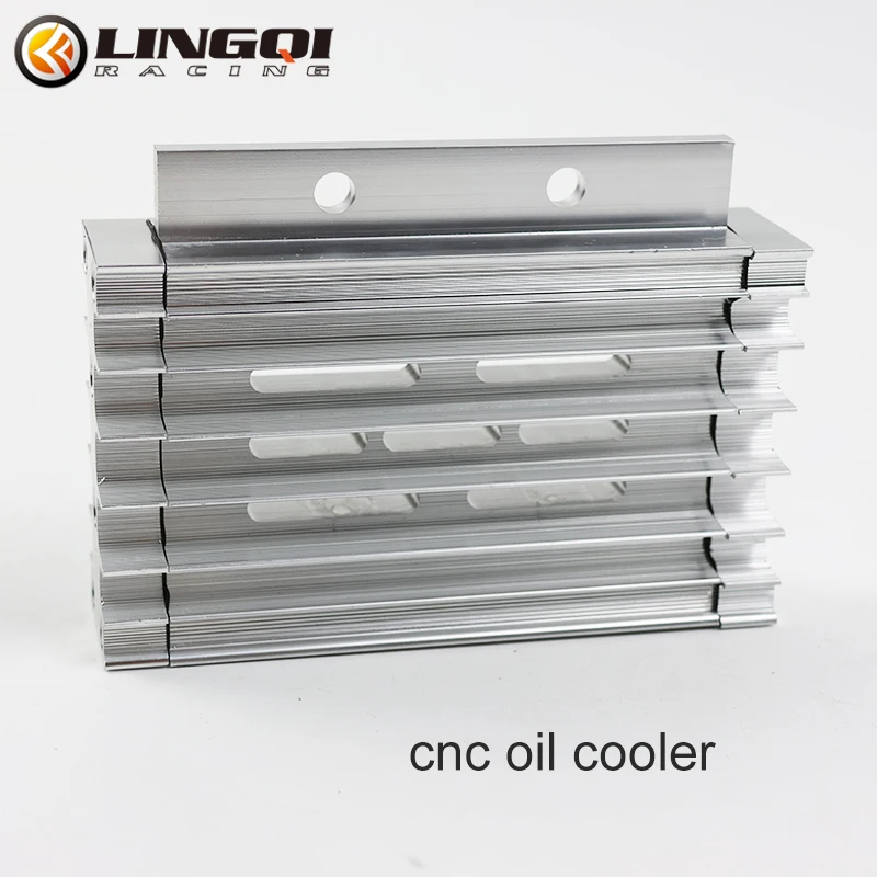 

LINGQI Universal CNC Oil Cooler Cooling Radiator For Most Pit Dirt Bike ATV Motorcycle Accessories