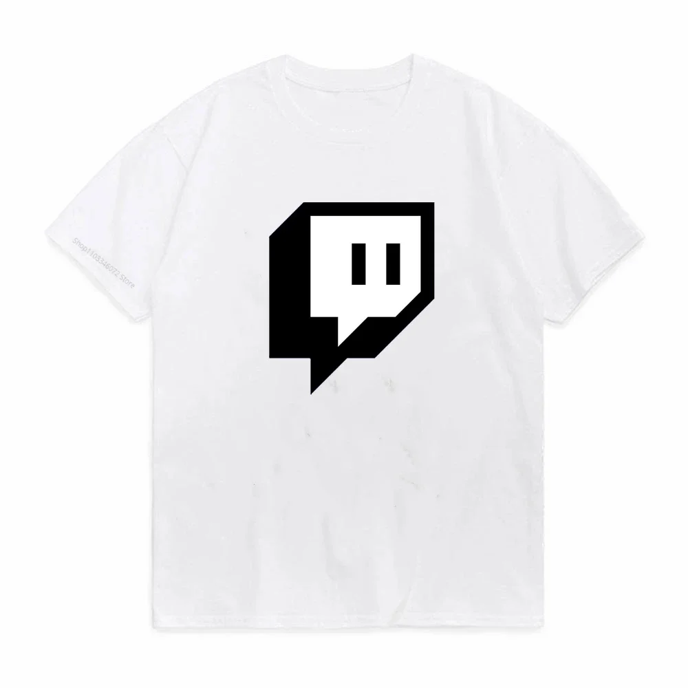Twitch Tv Gaming Men T-Shirt Huikoo High Quality 100% Cotton Stream Live Viral Fans Tee Unisex O-Neck Top Tee