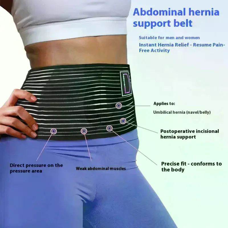 Umbilical Hernia Belt For Men And Women Abdominal Support Brace Hernia Binder With Hernia Support Pad Helps Relieve Pain