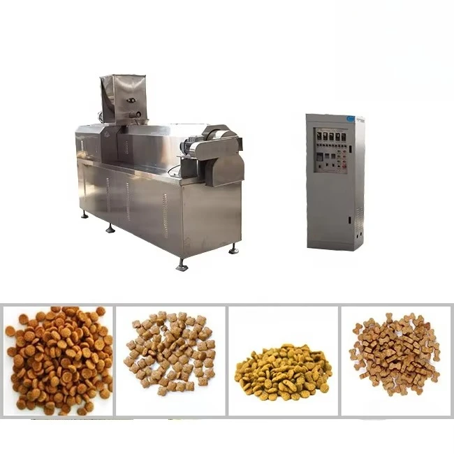 500 كجم آلات صناعية أوتوماتيكية بالكامل لخط معالجة طارد أغذية القطط الجافة آلة صنع أغذية الكلاب الأليفة