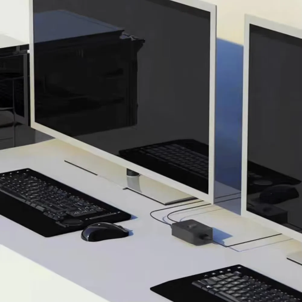 USB 3.0 الجلاد KVM التبديل 1x2/2x1 ثنائي الاتجاه المشتركة تحكم الفاصل للكمبيوتر المحمول لوحة المفاتيح الماوس طابعة USB Hub