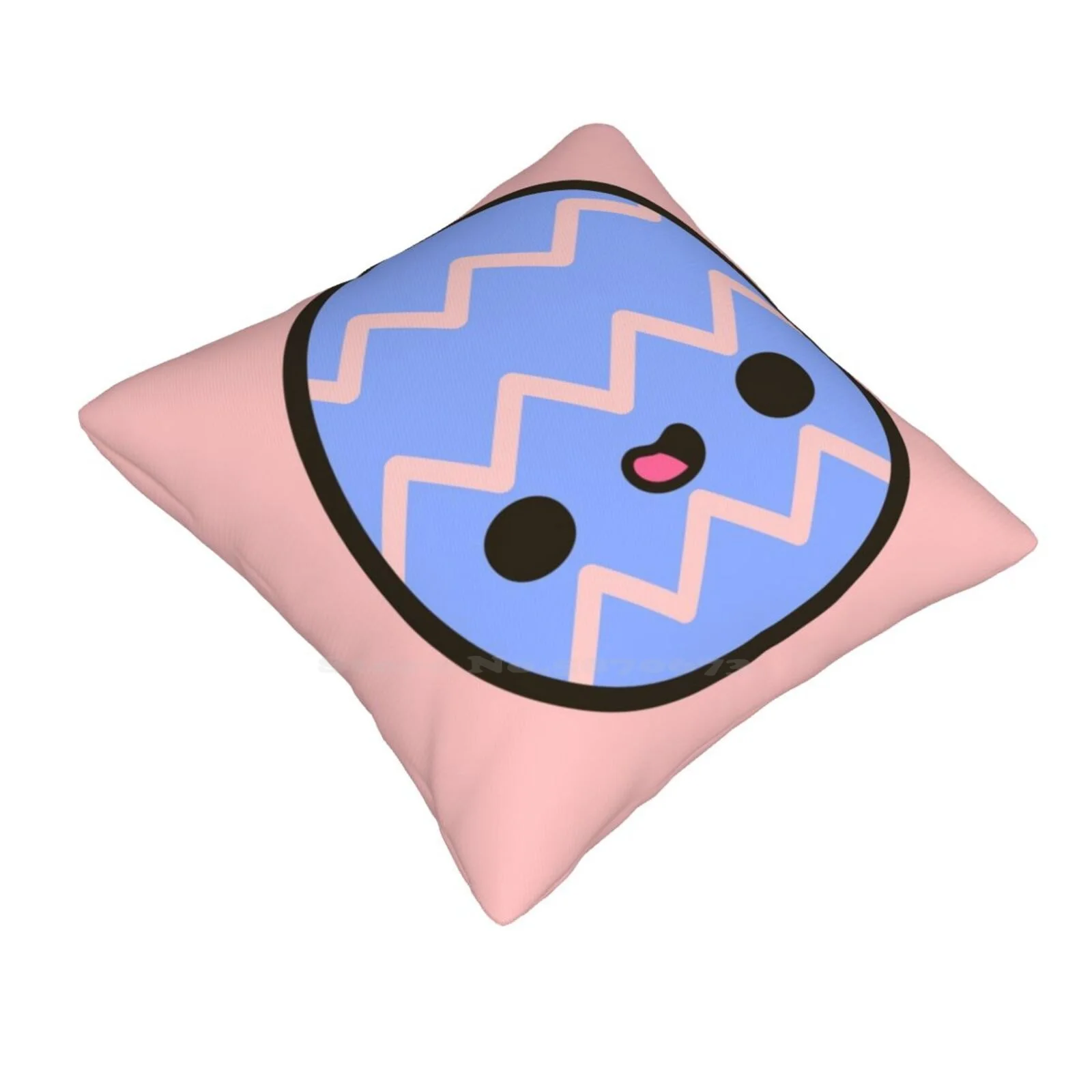 Happy Easter Egg Home Sofa Car Cushion Cover Pillowcase Cute Kawaii Sweet Food Chocolate Easter Egg Happy Vector Treat Yummy