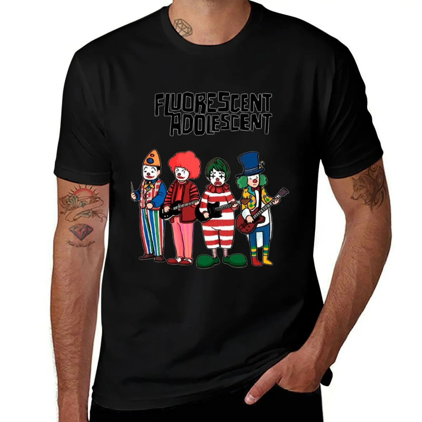 

Clowns - Fluorescent Adolescent - Arctic Monkeys Essential . T-Shirt anime tshirt cotton tshirt 100% t shirt man cotton T-shirt
