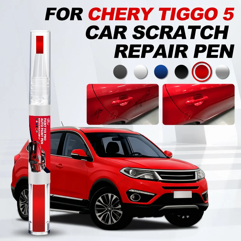 

Автомобильные аксессуары для ремонта кузова Chery Tiggo 8: карандаш для подкраски, средство для удаления царапин, DIY-набор для авто, черный 095, белый 100