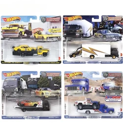 Original Hot Wheels Team Transport Car Culture Metal Model Fleet Nissan Silvia Sakura Sprinter Kids Boys Toys 1/64 Dodge Mustang