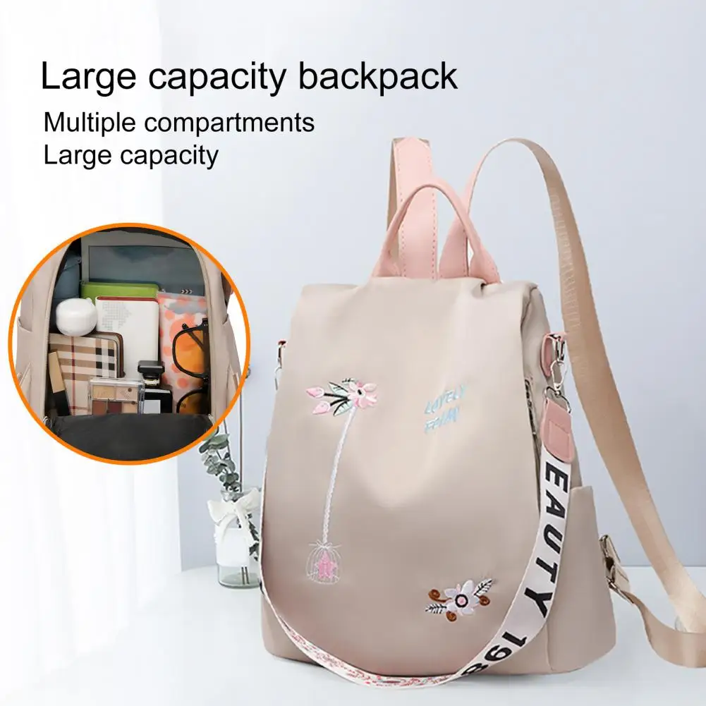 Modische Frauen Rucksack koreanische Schule Rucksäcke lässig Blumen stickerei Studenten taschen Laptop Rucksäcke leichte Rucksäcke