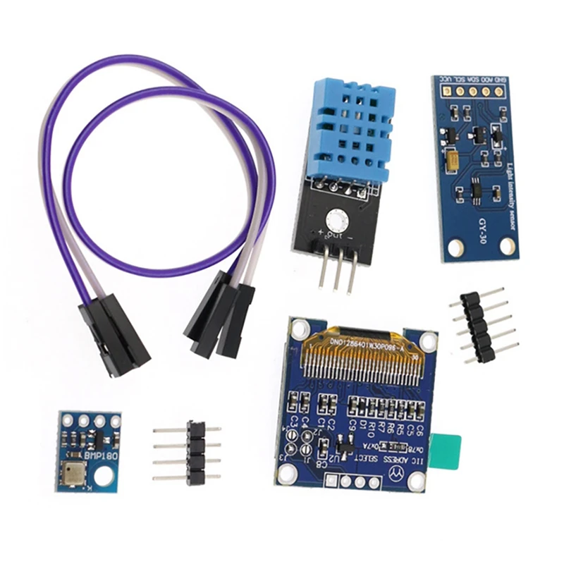 Weerstationkit Vochtigheids- en omgevingsdruksensoren ESP8266 KIT