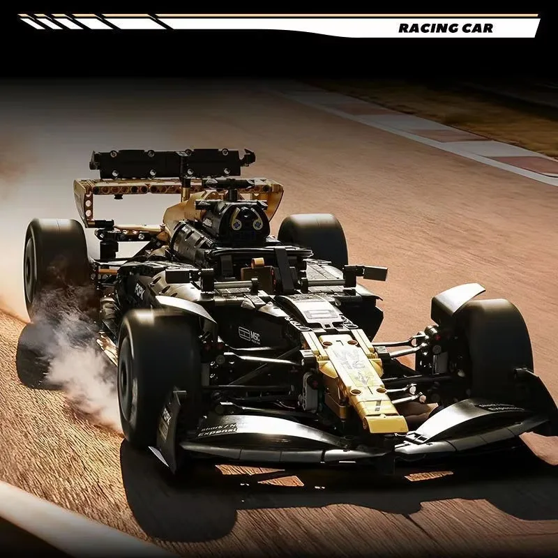 

Конструктор MOC: Сборная модель гоночного автомобиля 1:8, развивающая игрушка-головоломка для мальчиков, коллекционная модель транспортного средства из мелких деталей, подарок для взрослых на праздники