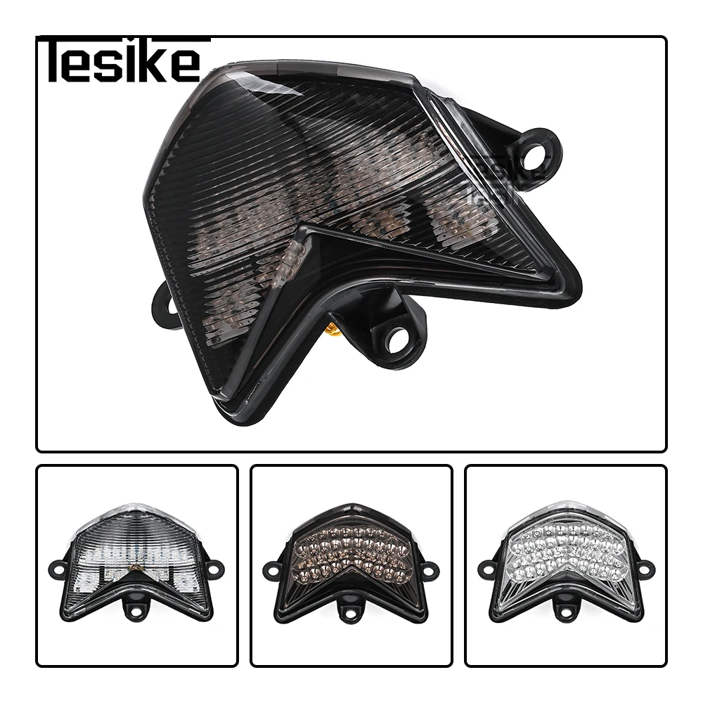 

ZX-10R мотоциклетный светодиодный интегрированный задний фонарь, задний фонарь с указателями поворота, лампа для Kawasaki ZX10R ZX 10R 2004 2005