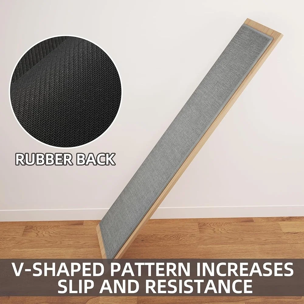 Cushioned Non Slip Kitchen Mat Set of 2 Absorbent Floor Rugs Comfort Standing Mats Washable Durable Kitchen Office Use