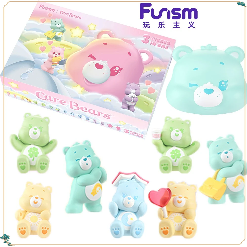 

New Genuine FUNISM CareBears Mini Blind Box Trendy Play Ornament Cartoon Cute Collection Model Toys Exquisite Gifts for Children