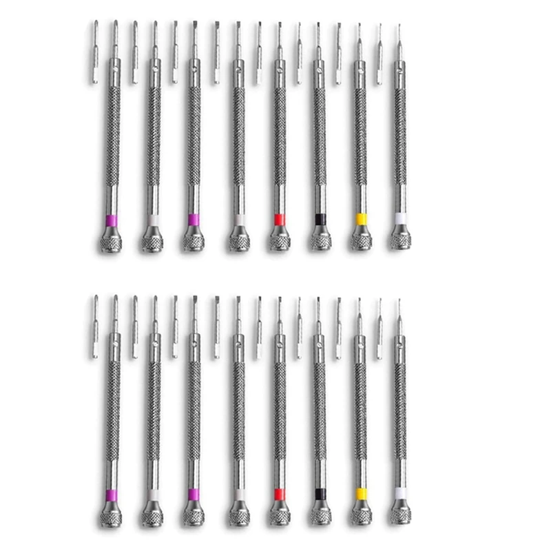 DTA5 16PCS Professional Screwdriver Set Mini Precision 0.6-1.6mm for Watch Eyeglasses Electronics Repair Jewelers Screwdriver