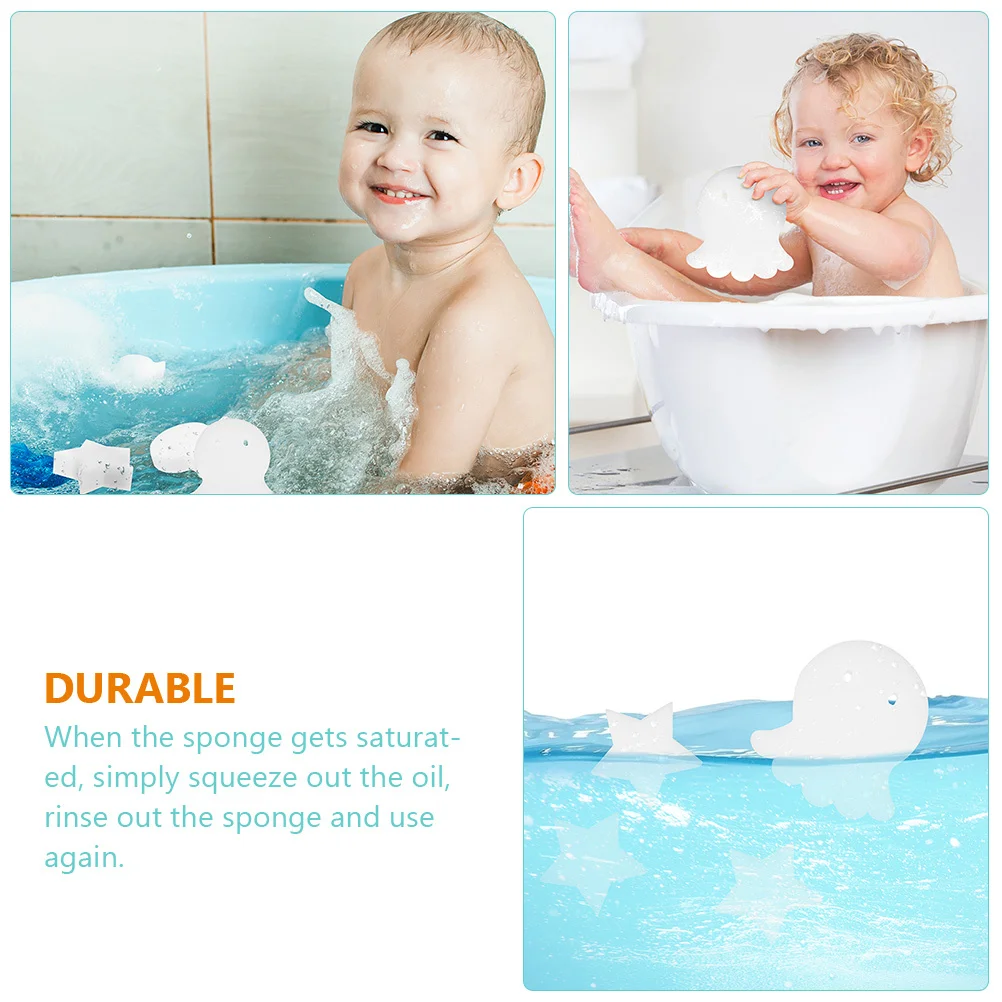 

10 шт. фильтрующая губка для бассейна для маслопоглощающей губки для удаления ванны многоразовые чистящие губки с