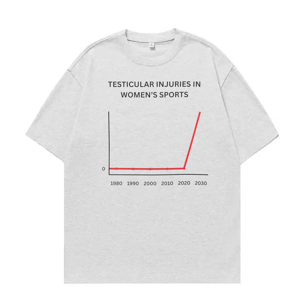 Lustiges T-Shirt mit Testikelverletzungen im Sport-Humor-Stil für Damen und Herren, Vintage-Sommer-T-Shirts, lässiges Baumwoll-Kurzarm-T-Shirt – Detail 6