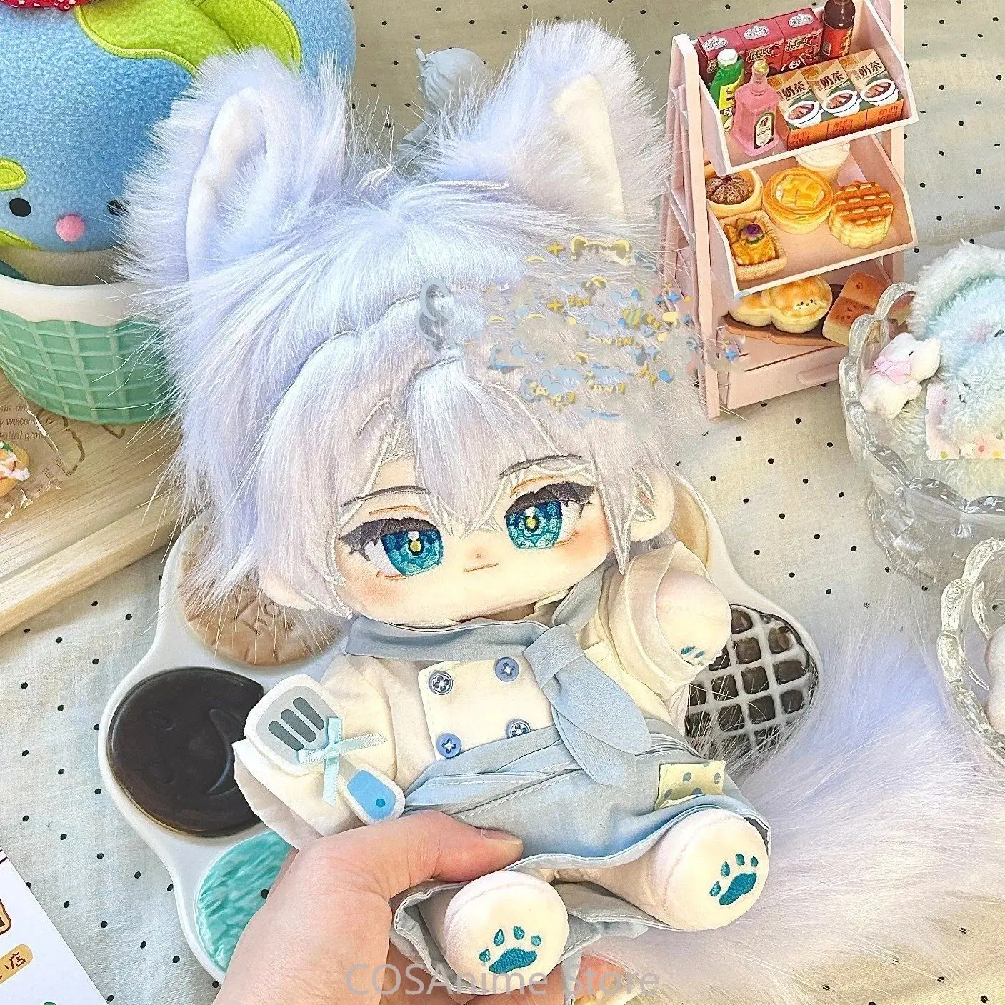 

Phainon Game Honkai: Star Rail Anime Cotton Body Monster Ears With Skeleton Dress Up Plushie Pillow Figures Gift 20cm