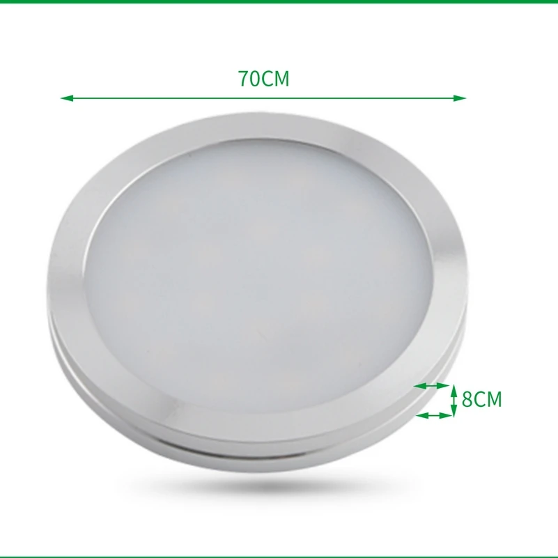 2W 3.5W 5W LED Ceiling Spot Indoor Led Lamp 12V Ultra Thin Round Surface Mounted Light  Showcase Display Cabinet