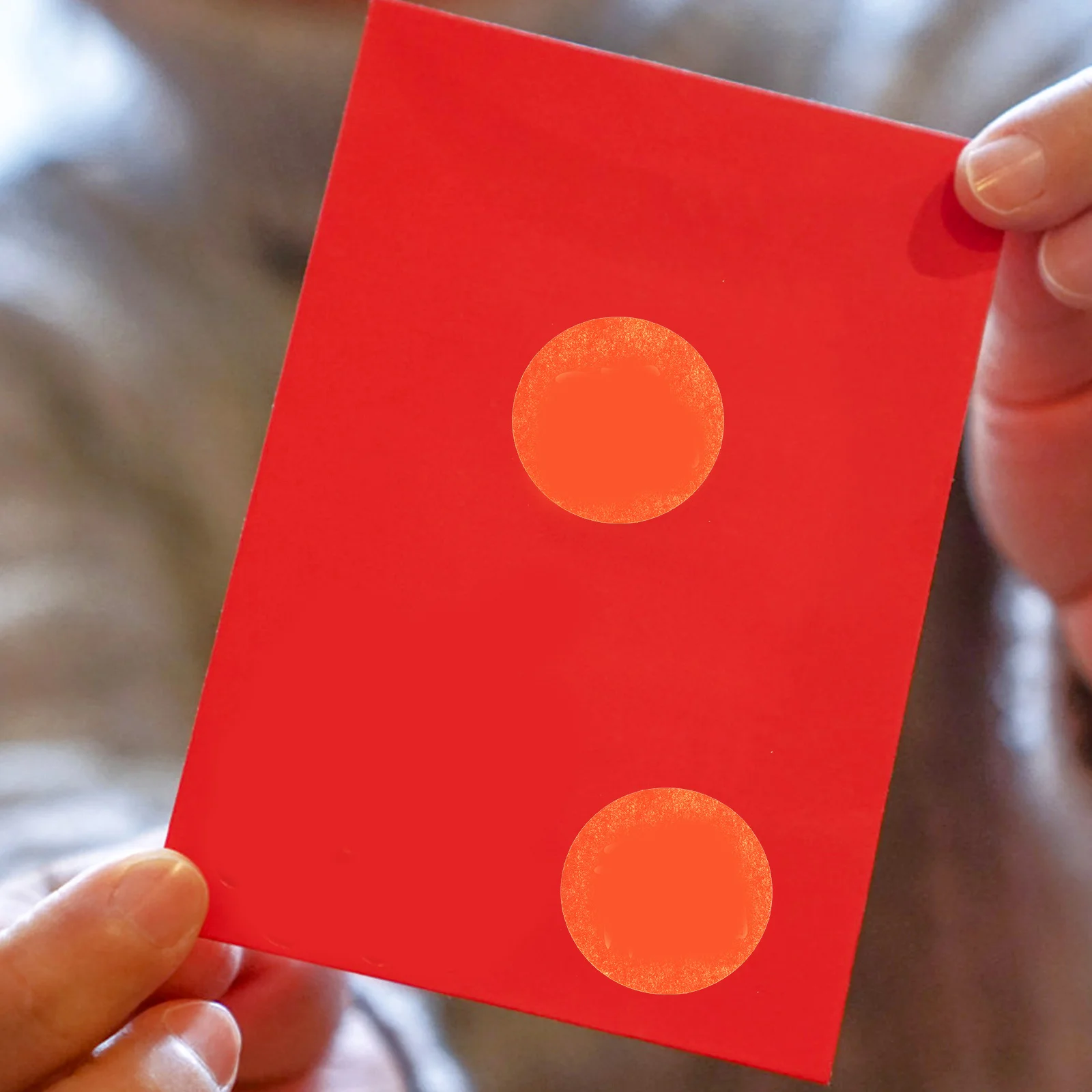 

100Pcs Bright Red Spring Festival Sticker Pack Lucky Character Seal Decal for Gift Box Decoration Chinese New Year Party Favors