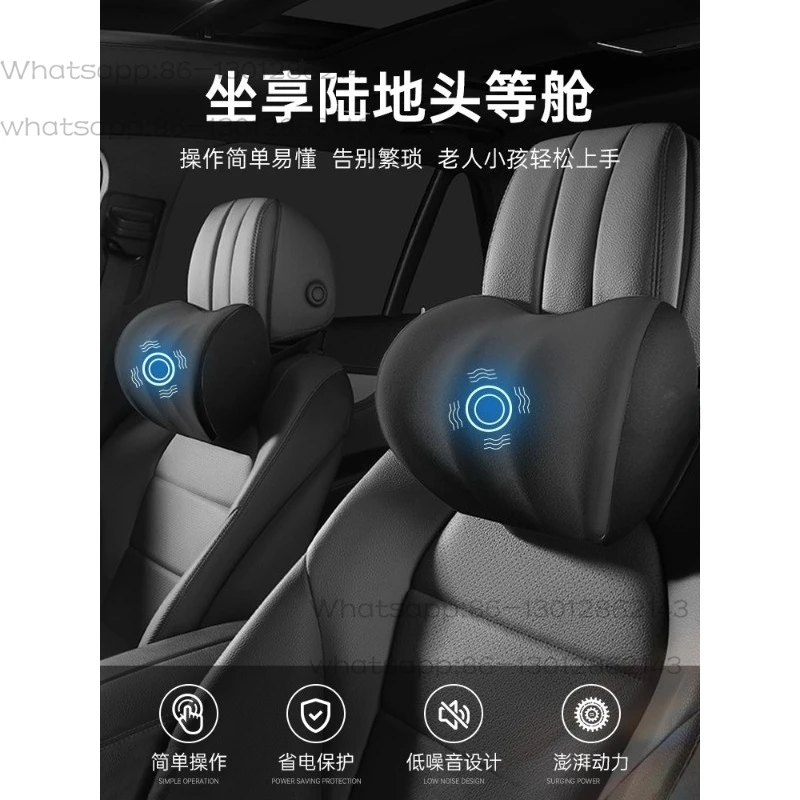 Car Neck Pillow Lumbar Support Cushion / Memory Foam Massage Pillow for Driving