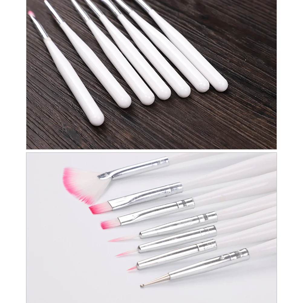 

7 Pcs Nail Art Painted Pen Set Brush Manicure Tools for Nails DIY Detail Artificial