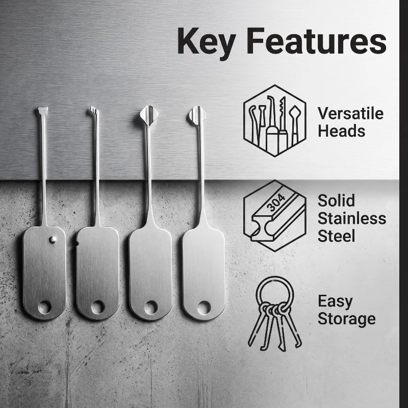 Lock Opener Tool HUK OUTRUNNER 2IN1 Locksmith SET Practice Locksmith Repair Tools