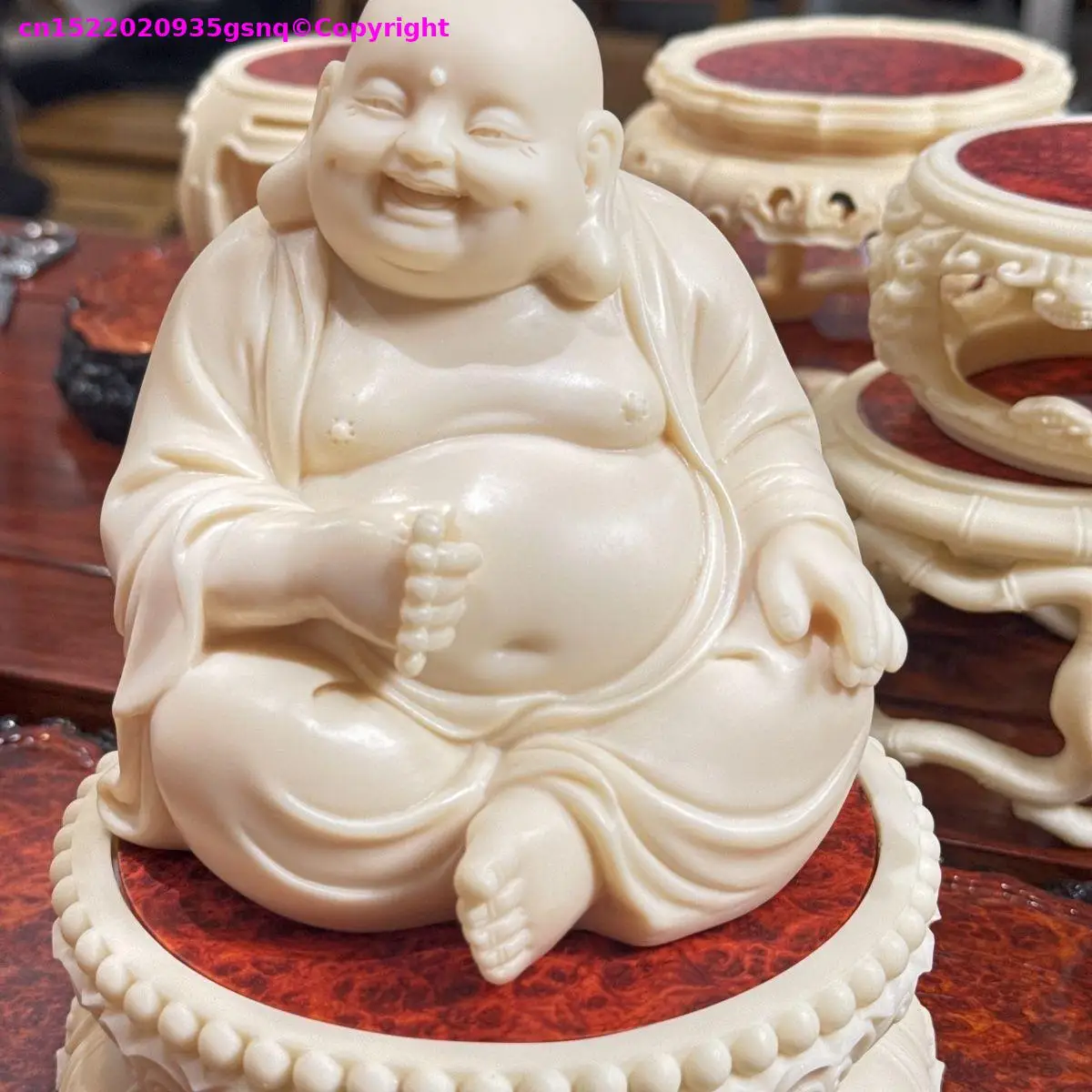 GOOD Buddhist supplies Buddhist articles Tibet Thailand Buddhism home adorn good luck decoration wealth Maitreya Buddha