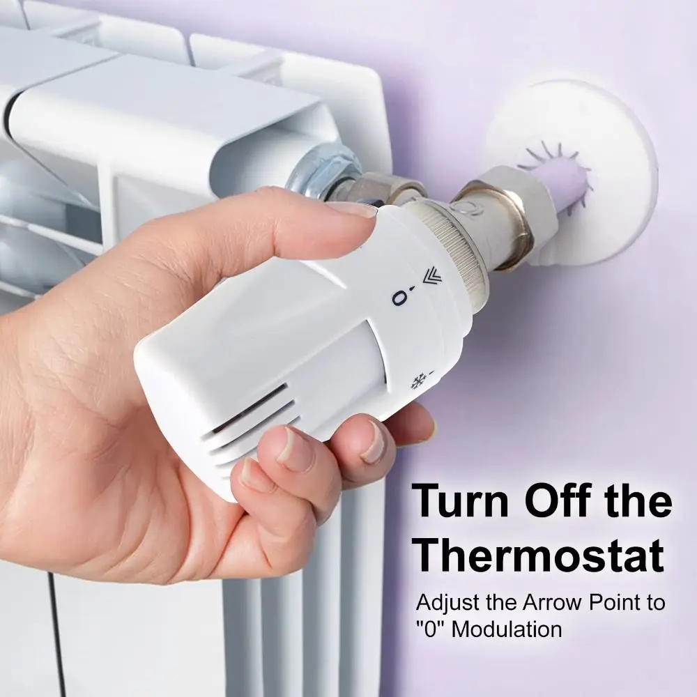 

Automatic Thermostatic Thermostatic Radiator Valve Straight Type Adjustable Floor Heating Valve Durable Automatic