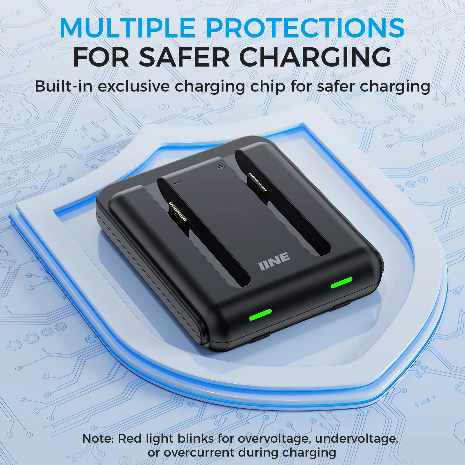 IINE Mini Charging Stand for Switch 2: 3 - hour Fast Charging, Safe Charging, Compact and Portable, Charging Indicator Light