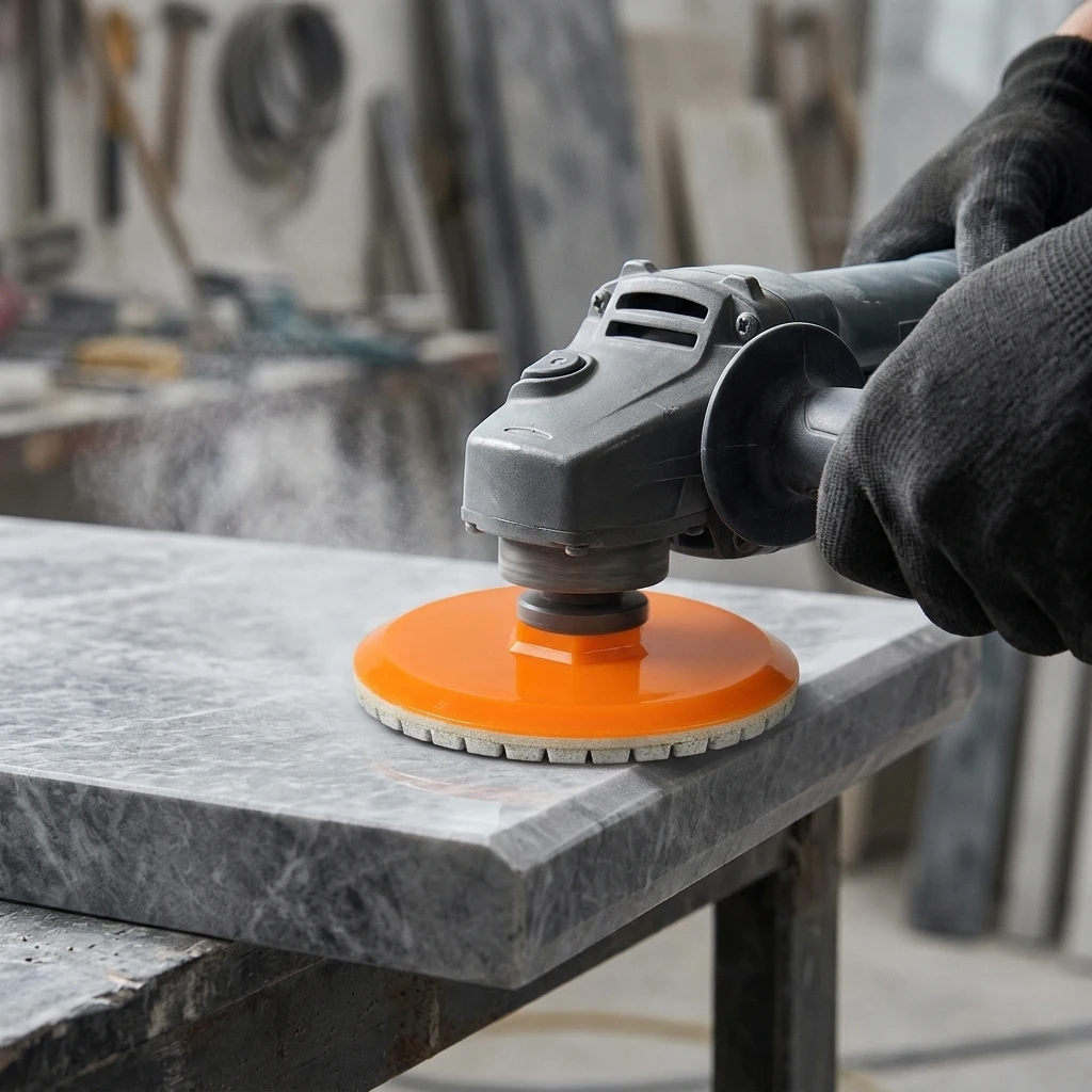 Stone Edge Polishing Disc Durable All In One Dry Polishing Pad For Marble Quartz-Stone