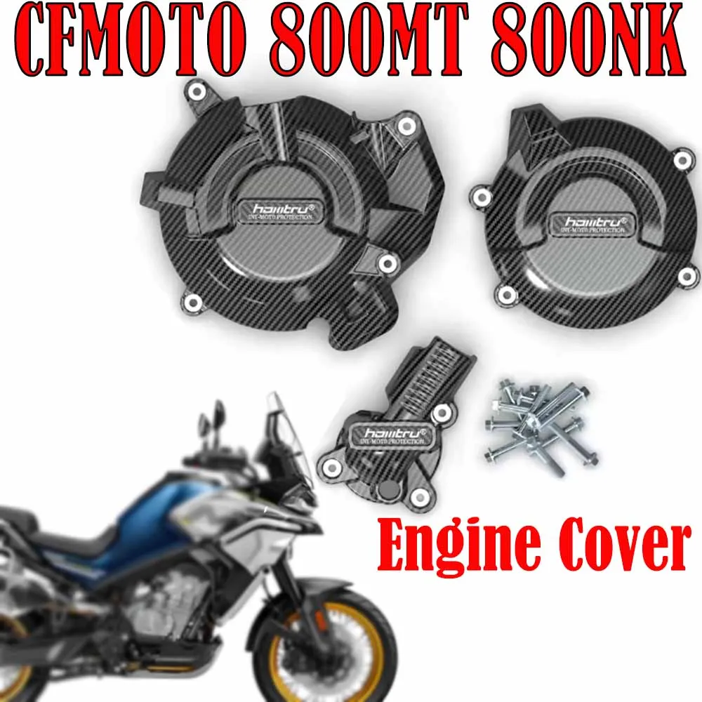 

Motorcycle Engine Cover Sets Bonnet Protector For CFMOTO 800MT 800NK 2021 ~2024 Engine Cover 800nk 800mt