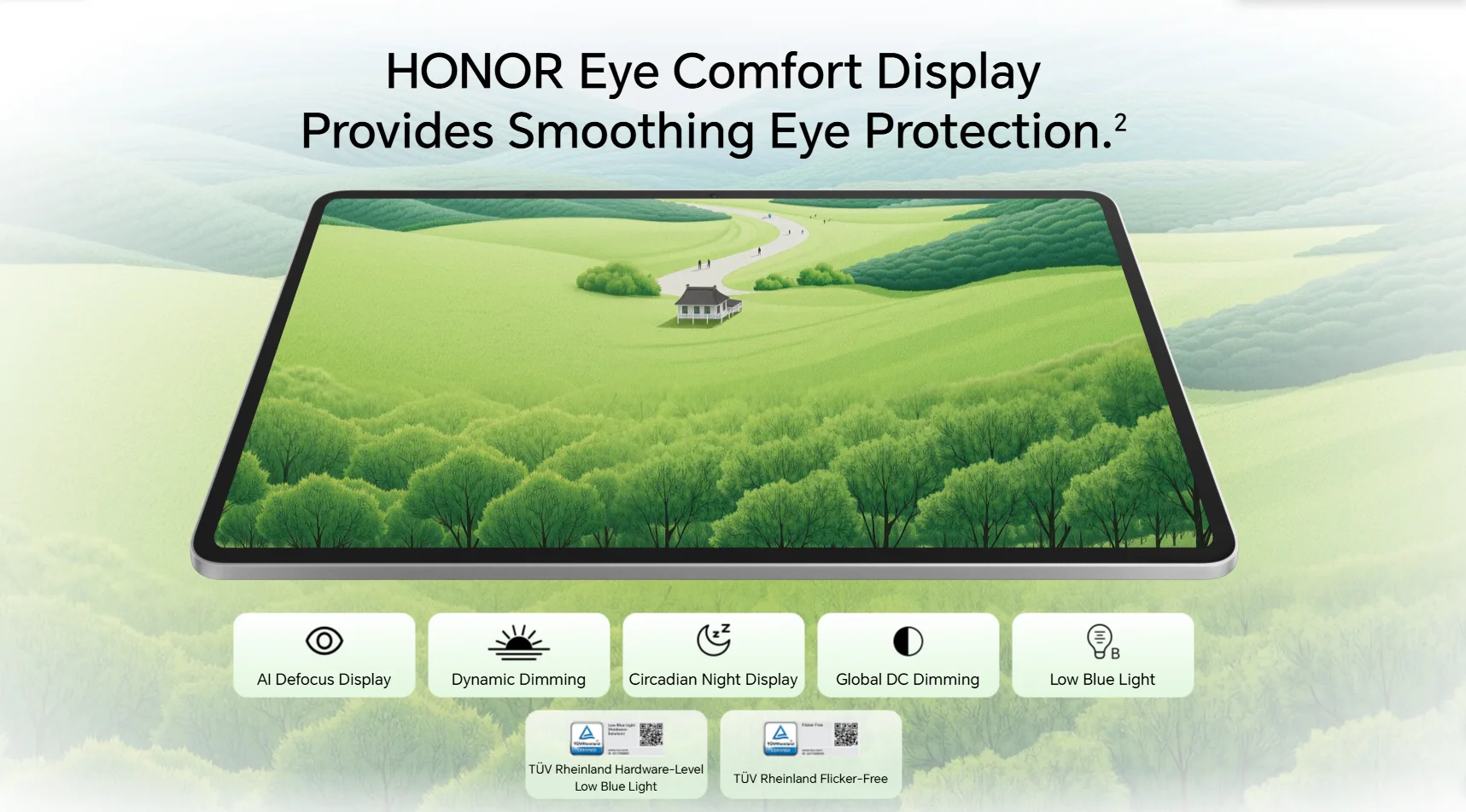 Global Version HONOR Pad 10 2.5K 120Hz 12.1" Tablet 10100mAh Large Battery 35W Charging 6 Speakers Slim Metal Body