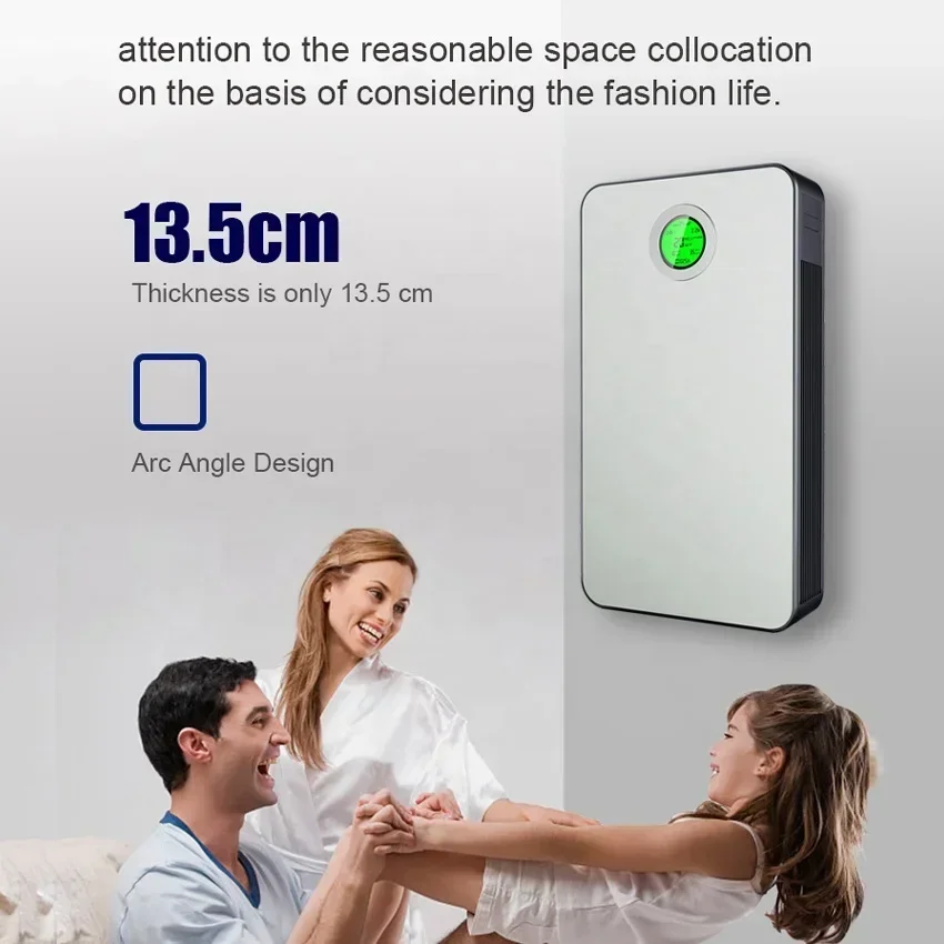 مبادل هواء النافذة، فلتر هيبا منخفض الضوضاء، نظام مبادل الهواء النقي المنزلي، منقي الهواء