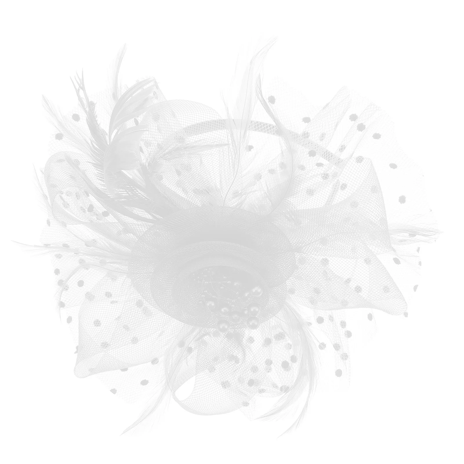 

Plume Flower Headband Elegant Bridal Hair Accessory Vintage Wedding Headpiece Bride Hairband Wedding Headpiece for Bride