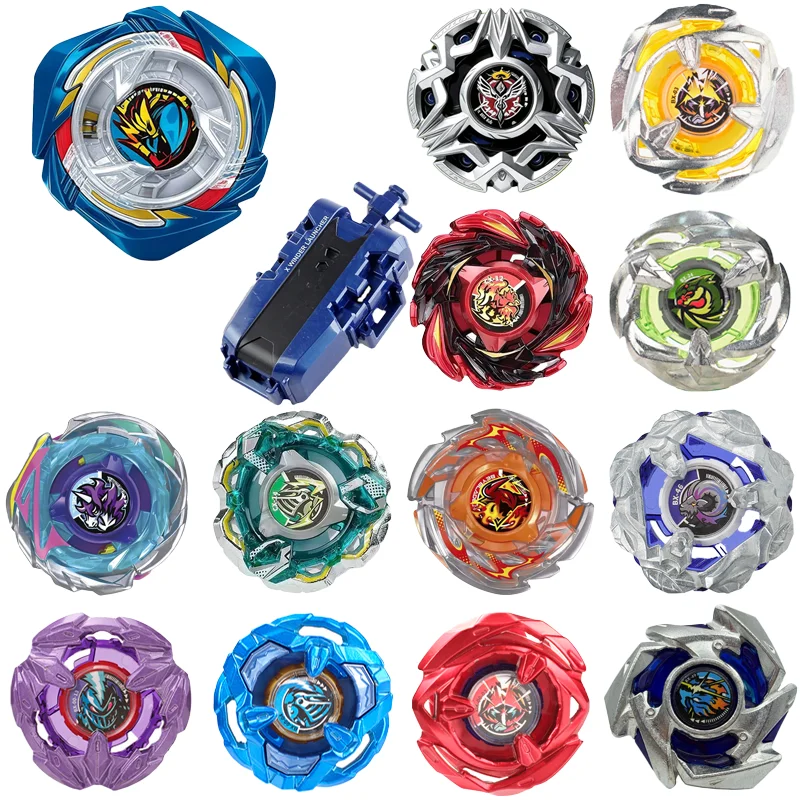 Spinning Gyro Battle CX Series Burst Metal Battle Gyro Kit with Cable Launcher Toy Teenagers Hobby Gift