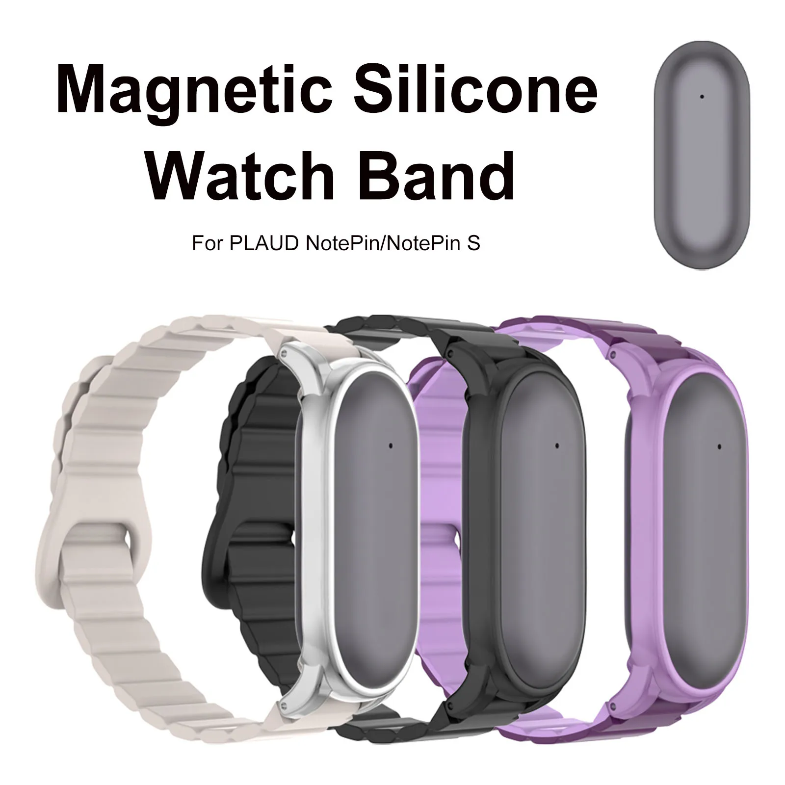 For  NotePin/NotePin S Voice Recorder Adjustable Wrist ​Band Wear Resist Bracelet Protective Case Flexible Protect PC Case