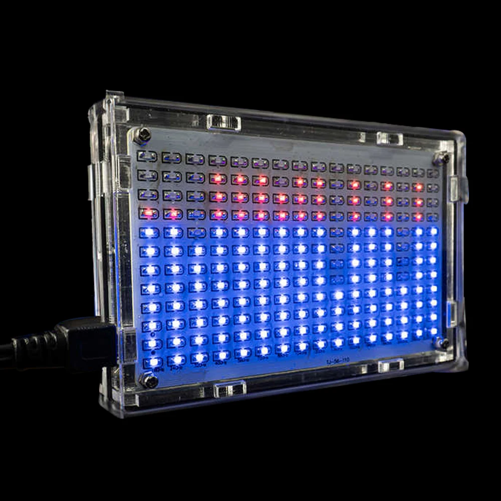DIY LED Sound Control Sheet Music Sound Display Electronic Kit 51 Microcontroller with Shell DIY Soldering Kit
