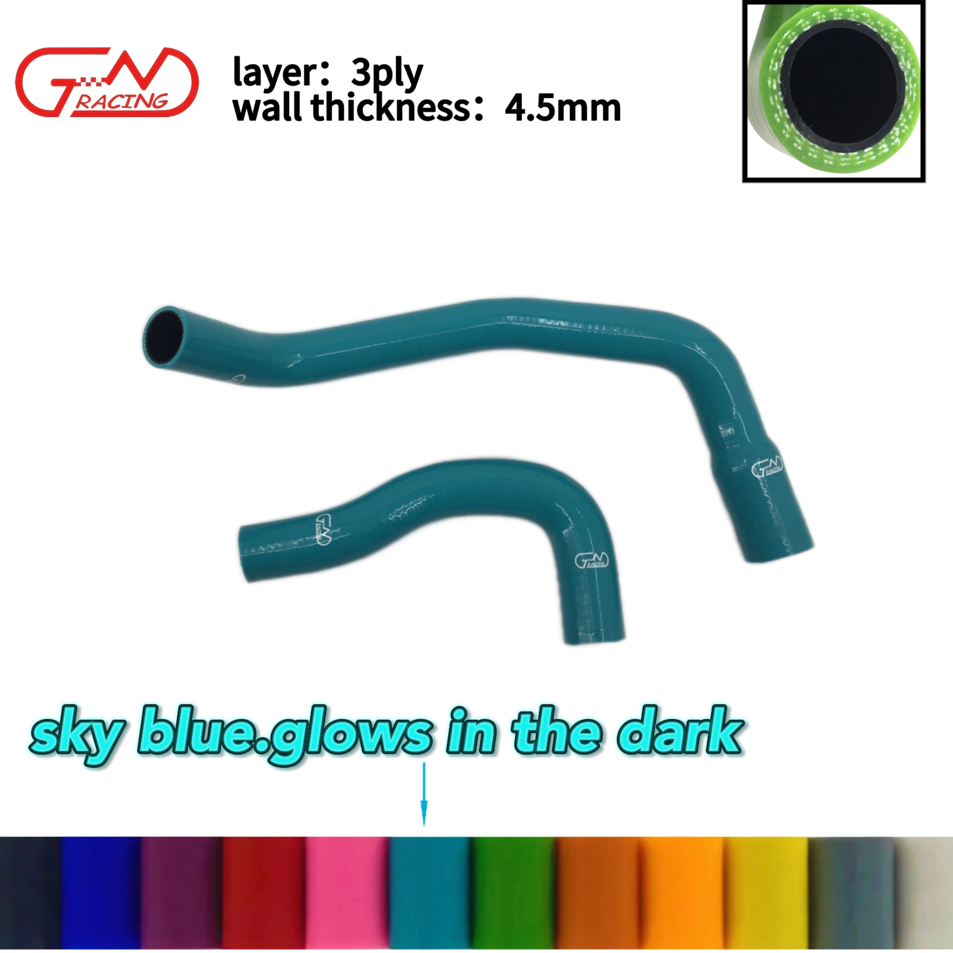 

Silicone Radiator Hose Fit NISSAN SKYLINE GTS ECR33 R33 GTS25T RB25DET 1993-1998