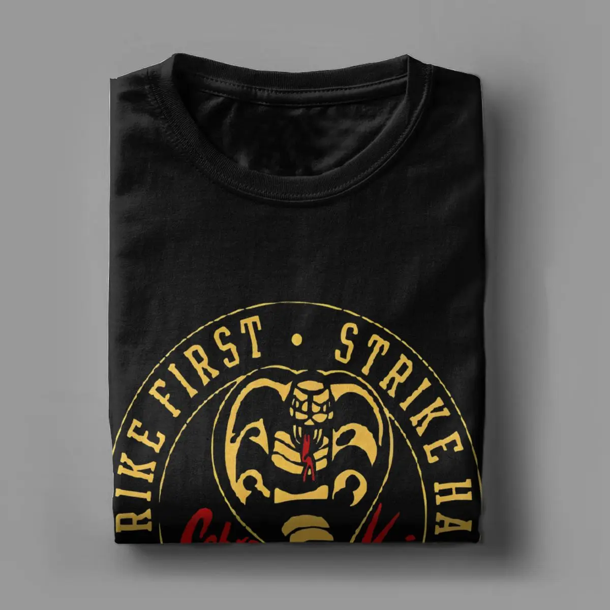 Summer Cobra Kai Team Logo Tv Drama Snakes Men Women\'s T Shirt Apparel Vintage Tees T-Shirts Pure Cotton Original Clothes