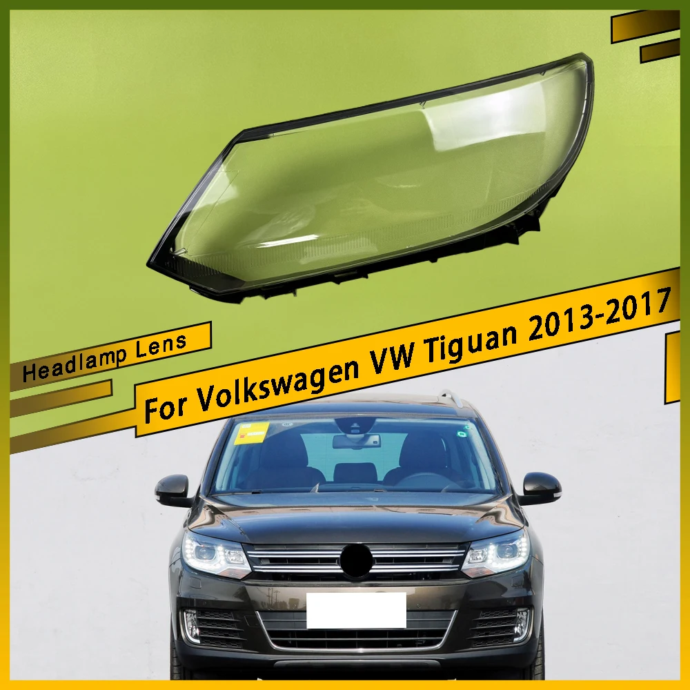 

Для Volkswagen VW Tiguan 2013 2014 2015 2016 2017 автомобильная передняя фара корпус лампы абажур прозрачная крышка сменная фара