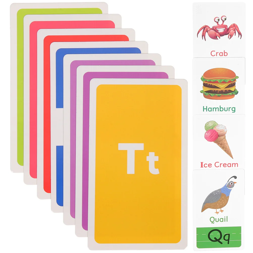 Educational Sensory Flash Cards Kids Learning Brain Development Retina Stimulation Cognitive Baby Plaything Portable