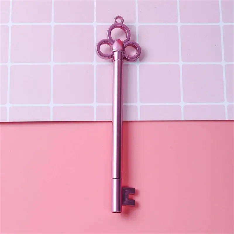 Paquete 10 bolígrafos gel recargables con forma llave 918C para recompensa clase estudiante